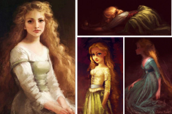 thedizbizz:  Rapunzel Visual Development - Green Dress 