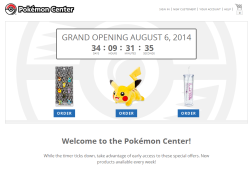 makomaragi:  There is an official Pokemon Center website for