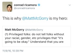 dailyconradricamora:Conrad Ricamora and Matt McGorry on Twitter