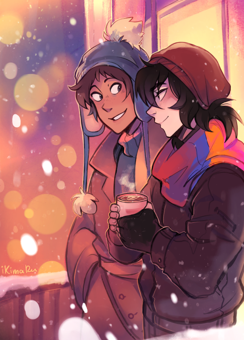 felt like drawing something with snow for the season! Lance def