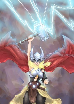 superheropinups:  Thor - Chao-Illustrations