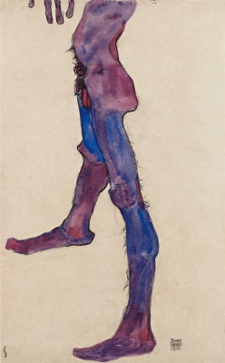 thunderstruck9:  Egon Schiele (Austrian, 1890-1918), Male Lower
