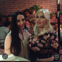 Dinner with my girl @pixeefox #lanights #tittietuseday by amyanderssen5