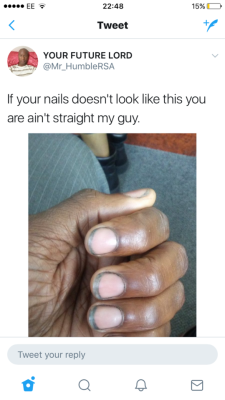 chrissongzzz:  Word.  Show me a nigga with hands and nails that