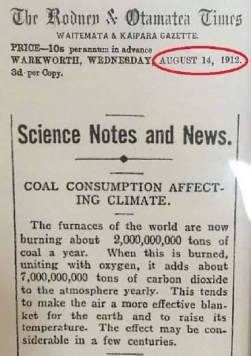 Coal consumption affecting climate…1912 Nudes & Noises