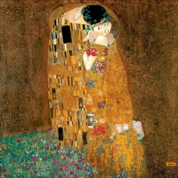 artistwithoutdestination:  Il bacio. Il bacio- Gustav Klimt (1907-08)