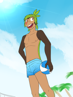 Beach Volleyball Anthro Poke Chespin