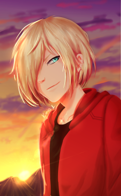 kiara16blr: Un nuevo dibujo de mi amado Yurio XD  I love it