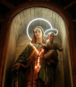 allaboutmary:  A Madonna in the cathedral of Orbetello, Italy.