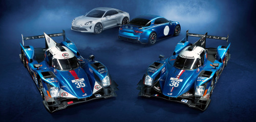 carsthatnevermadeit:  AlpineÂ A460, 2016. Alpine has revealed the two Alpine A460s prototypes that will contest the 2016 FIA World Endurance Championship