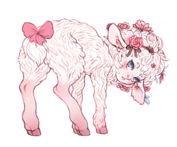 cassetterecorder:  commission  Hey i know this sheep..!She looks
