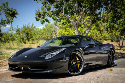 automotivated:  Ferrari 458 Spider Novitec Rosso (by Raphael