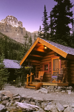 djferreira224:  Mountain cabin ~ Lake O’Hara, Canada