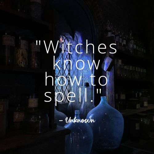 dreamsinthyme:    “Witches know how to spell.” - Unknown