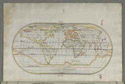 mediterraneum:  Illuminated Manuscript Map of the World from