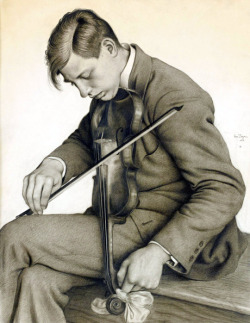 Owe Zerge (1894-1983), Violinist, 1923