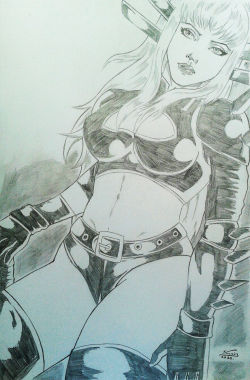 dailydamnation:  Illyana RasputinArtist: Valnir Mota    