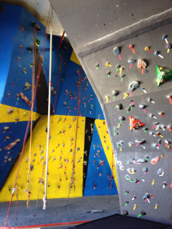 Climbing at a different location today! I should try coming here