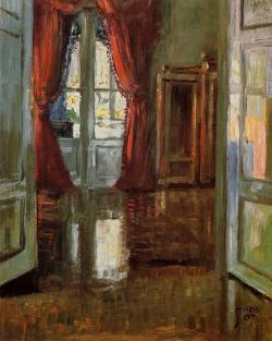 artist-schiele:  View into the Apartment of Leopold and Marie
