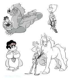 frootpunch:  (Bigger Version) Medieval AU! (left to right,  