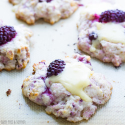 bakeddd:  blackberry walnut and brie scones click here for recipe