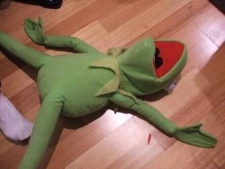 sadmemegf:  kermit mood: school