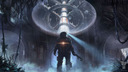 alienspaceshipcentral:  scifi-fantasy-horror:    by Maciej Wojtala