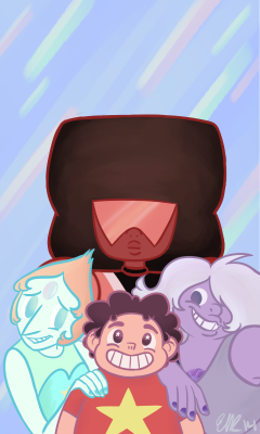kennedydraws:  We Are the Crystal Gems print for Mechacon 
