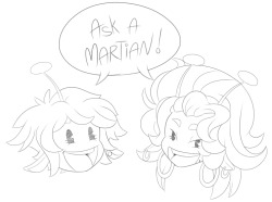 muy-mal:  Ever wanted to ask a martian a question? Well, Dulcie