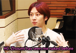heecorner:  Why Zhoumi’s first impression of Heechul is manly
