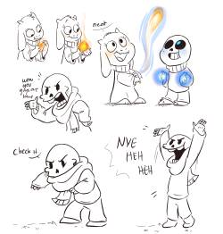 mudkipful:  last one.not sure what kind of behaviour gaster had.