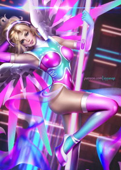 ayyasap:  Pole Dancer Mercy (80s) by AyyaSAP 