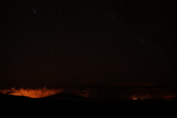 uemou:  City Lights Seen at Mauna Loa Observatory March 2013