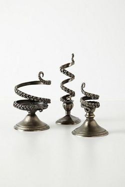 staceythinx:  Tentilla Coil Candle Holders from Anthroplogie