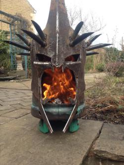 steampunktendencies:The Witch King of Angmar fire pit by Alex