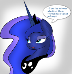 zevponyart:  Luna by QCryzzy nice paint job!  I would never make