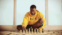 kzaketchum:  Nigga playing chess n shit. Where my fucking music!?