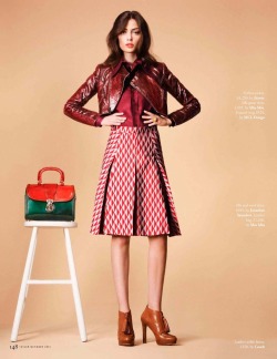 fashion-boots:  Paula Marcina @ Tatler UK, October 2012 Leather