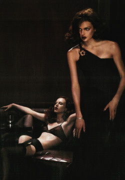 idontwantsex:  meiselmuse:  Elise Crombez & Karen Elson /