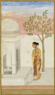 arjuna-vallabha:Woman at Shiva temple