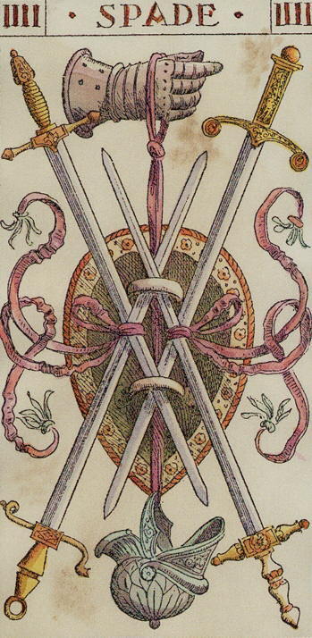 <h2>Daily Thought and Meditation on the Tarot Minor ‘The Four of Swords’.</h2><p>Sometimes we can find ourselves trapped in a miserable situation. We bemoan our fate and consider that the universe is conspiring against us. Don’t be fooled that you are a victim of circumstance. Illness, stress, divorce and difficult children can all be the cause of an unhappy life, but we have the power within ourselves to bring about a change for the better. Don’t shut yourself away from your problems. Life can be a battle, put up a good fight. Don’t throw in the towel just yet.</p><p>Find out how your life is going and get it back on track. A Tarot Reading can help you make the right choice when you are faced with difficult decisions. Or maybe you wonder just what exactly your options are?</p><p>Tarot Reading - 1-2-1 with Mike.</p><p>Call / text 07905 486984 (warrington - cheshire - uk)</p>