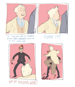 gggggarbage:“if i run and leap at crowley, he will Most Certainly