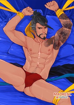 maorenc:   Hanzo(Overwatch) This is the fourth illustration of