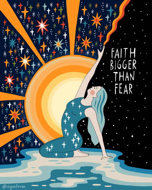 inkflowergarden:Faith bigger than fear.