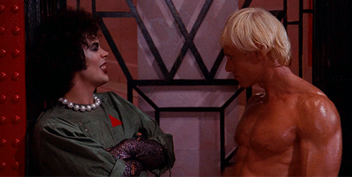 iambettyjean:  I could show you my favorite… obsession. Tim Curry as Frank N. Furter - The Rocky Horror Picture Show (1975) 