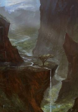 fantasy-art-engine:  The Edge by Tom Edwards
