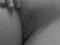 keep-that-dick-hard:  My first pic of my pussy. I am so horny
