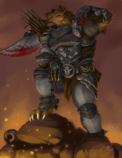 sunset-aria:  For all those who enjoyed my last gnoll commission,