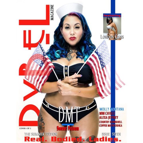 It’s now out!!!  Congratulate DMT @dmtsweetpoison and Molly @molly.montana_ for being this issue cover models. Featuring London Cross @mslondoncross , Mimi @itsmissmimibaby Alexa @peanutbuttergrind Copper @coppermatryoshka Country Bombshell @america