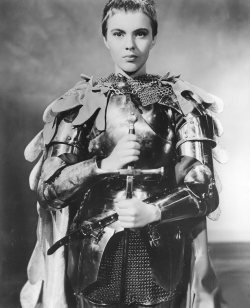 transistoradio: Jean Seberg as Joan of Arc in a publicity still